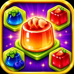 Ícone de Hexa Jelly Merge